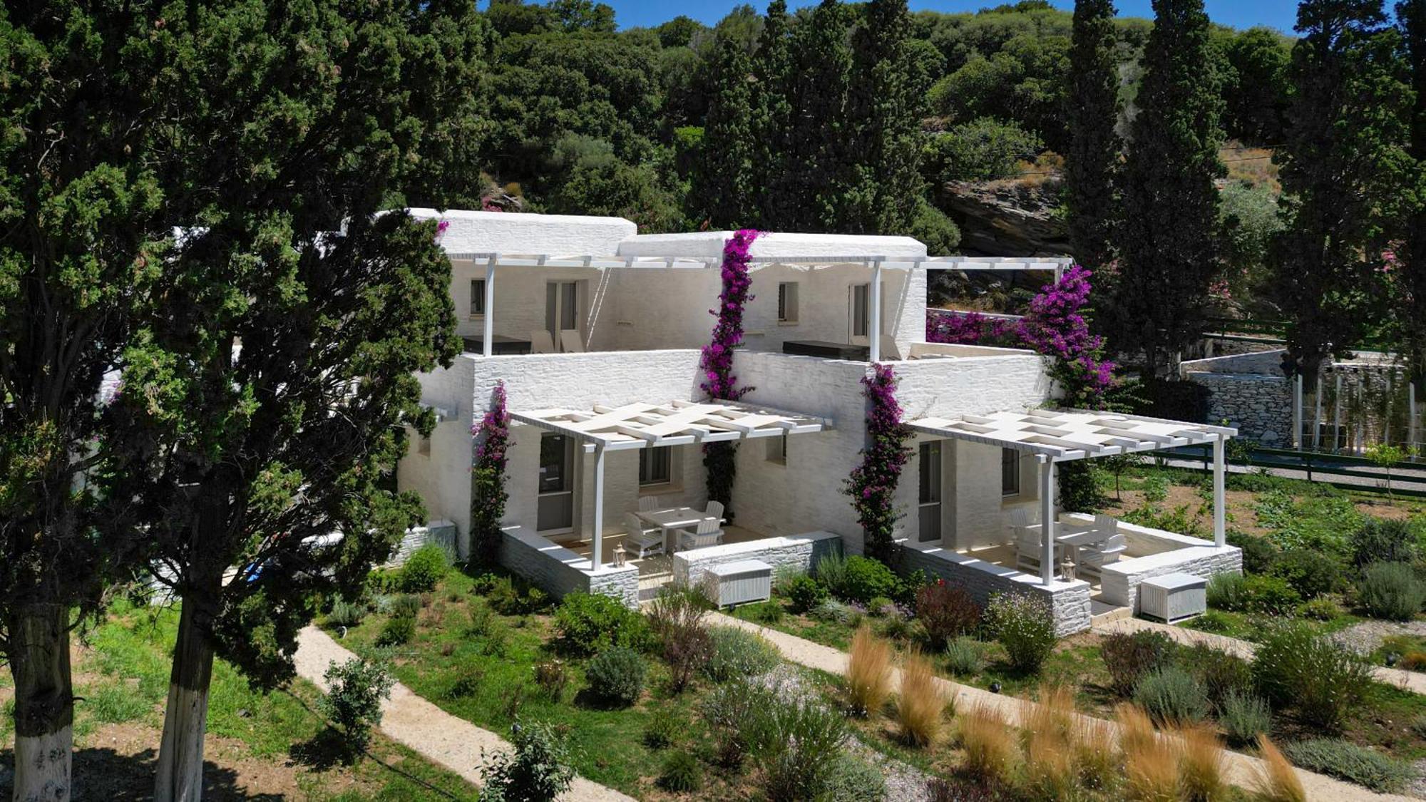 Micra Anglia Boutique Hotel & Spa Ándros Eksteriør bilde